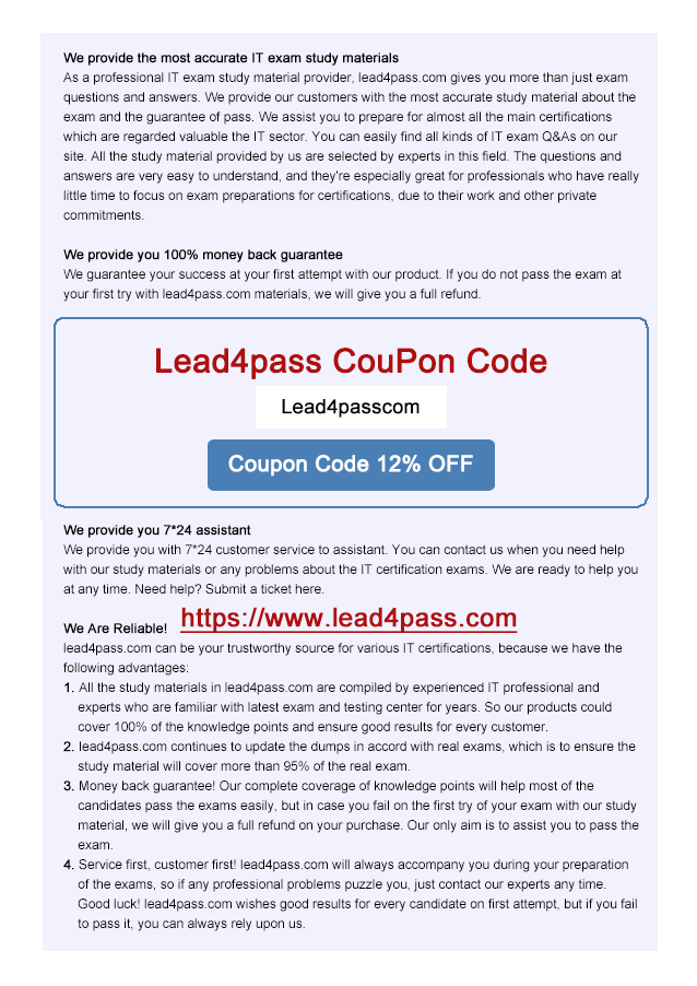 lead4pass 300-460 dumps