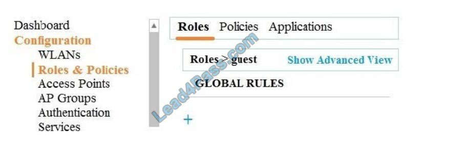 leads4pass hpe6-a70 practice test q11