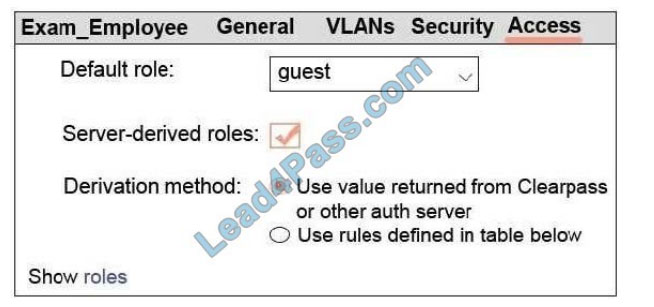 leads4pass hpe6-a70 practice test q3