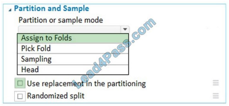 microsoft dp-100 exam questions q4-1