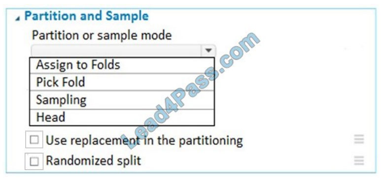 microsoft dp-100 exam questions q4